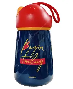 FunBlast Stainless Steel Hot and Cold-Water Bottle Navy Blue - 320 ml