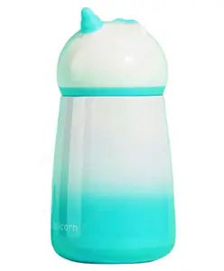 FunBlast Stainless Steel Hot and Cold Water Bottle Blue - 320 ml