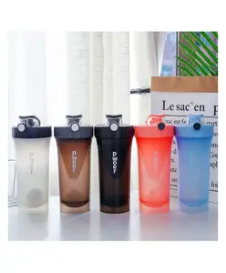 YAMAMA Anti Leak Spill Proof Sports Shaker Sipper Bottle with Blender Ball 700 ml (Color May Vary)