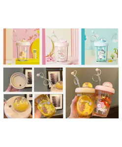 YAMAMA Anti Leak Spill Proof Sipper Bottle 390 ml (Color May Vary)