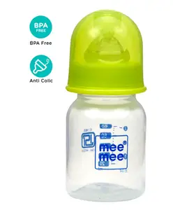 Mee Mee Feeding Bottle Green - 60 ml