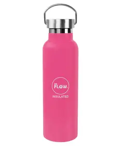 Dr. Flow Dr Flow Hot & Cold Vacuum Insulated Stainless Steel Leak Proof Sports Water Pink - 750 ml