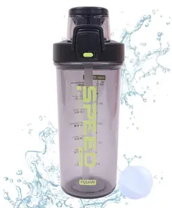 Spanker Tritan BPA Free Spill Proof Fitness Gym & Work Water Bottle Lid 650 ml (Colour May Vary)