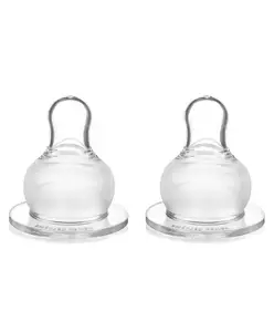 Babyhug Silicone Nipples Fast Flow - Pack of 2