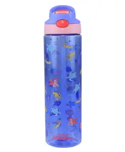 Smily Kiddos Sipper Bottle Mermaid Theme Blue - 750 ml