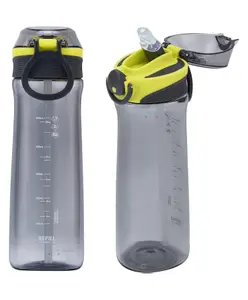 FunBlast Sports Water Bottle With straw Grey 700 ml