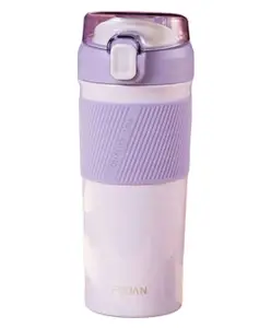 FunBlast Insulated Water Bottle with Lock and Unlock Button Purple - 650 ml