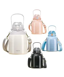 FunBlast Insulated Stainless Steel Gallon Water Bottle - Pack of 1 Random Color