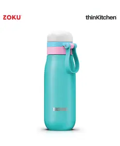 Zoku Ultralight Stainless Steel Bottle for thinKitchen Teal- 500ml