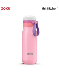 Zoku Ultralight Stainless Steel Bottle for thinKitchen Pink - 500 ml