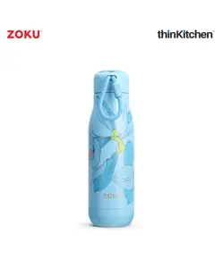 Zoku Lily Stainless Steel Bottle for thinKitchen Sky Blue - 350 ml