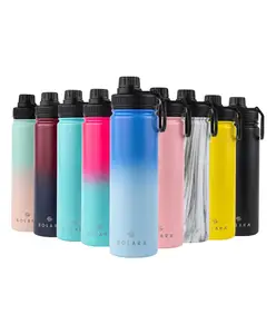 Solara Home Blue Wave Insulated Water Bottle Blue - 650 ml