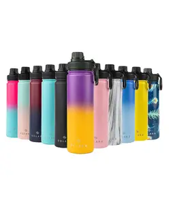 Solara Home Purple Sunset Insulated Water Bottle Purple - 650 ml