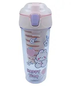 SANJARY Spill Proof BPA Free Anti-Leak Water Bottle Pink - 520 ml