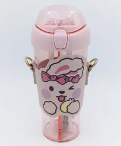 Sanjary Cartoon Water Bottle 530 ml - Color May Vary