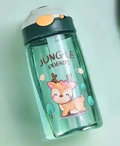 YAMAMA Anti Leak Spill Proof Sipper Water Bottle Pink - 470 ml