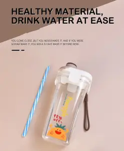 YAMAMA Fruit Theme Stylish Water Bottle Brown - 500 ml