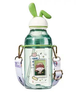 YAMAMA Kawai Design Water Bottle Green - 400 ml