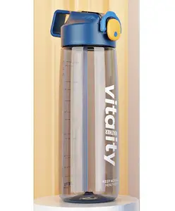 YAMAMA Tritan Vitality Design Water Bottle BPA Free Blue - 760 ml