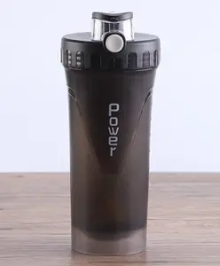 YAMAMA Sports Shaker Sipper Bottle with Blender Ball Black - 700 ml