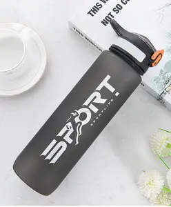 YAMAMA Sports Water Bottle BPA Free Black - 1000 ml