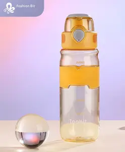 YAMAMA Tritan BPA Free Drinking Water Bottle For Kids Yellow- 600 ml