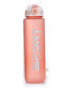 YAMAMA Sports Water Bottle BPA Free Peach - 1000 ml