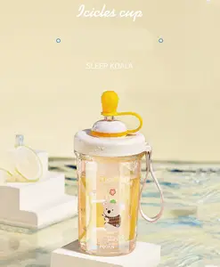 YAMAMA Tumbler Bottle With Cooling Ice Stick White - 500 ml