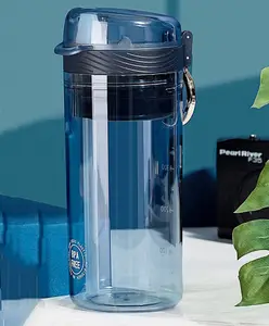 YAMAMA Sipper Water Bottle Dark Blue - 420 ml