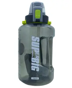 Sanjary BPA Free Sports Leakproof Water Bottle Black - 1500 ml