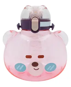 SANJARY Water Bottle with Straw 1000 ml Pack of 1 Purple