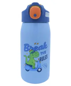 Sanjary Insulated Water Bottle with Straw - 530 ml (Color May Vary)