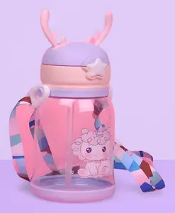 Mihar Essentials Straw Sipper Pink - 600ml