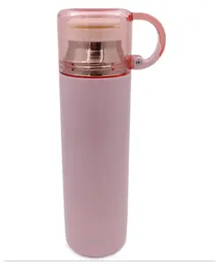 SANJARY Stainless Steel 304 Double Wall Water Bottle Pink - 520 ml