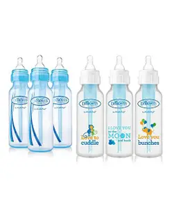 Dr. Brown's Dr. Browns Bottles Pack Of 6 Bottles - White Blue