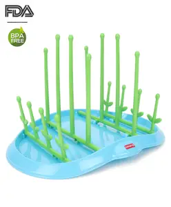 Babyhug Bottle Organizer Cum Drying Rack - Blue