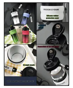 SANJARY FQ-4373 Water Bottle 680ml for Multi Uses Color Design May Vary