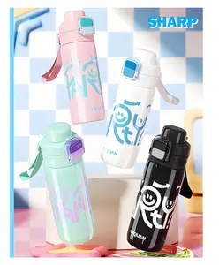 YAMAMA Water Bottles Sharp Hot And Cold Stainless Steel Water Bottle Thermos Flask Thermosteel Bottle, Insulated Double-Wall Stainless Steel Water Bottle For Office Home 630 ml (Pack of 1 Color May Vary)