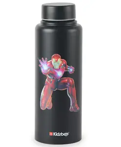 Cello Vortex 3D Iron Man Stainless Steel Water Bottle - 727 ml