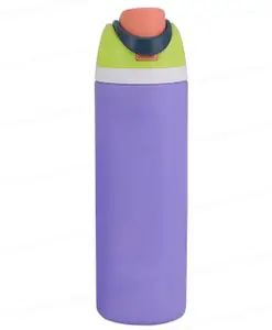 FunBlast Vacuum Insulated Sip & Swig Water Bottle 570ml- Purple