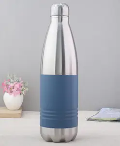 Servewell Indus Pro Vacuum Stainless Bottle Blue & Silver - 1000ml