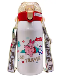 Bunie Insulated Stainless Steel Water Bottle for Kids 530 ml - White