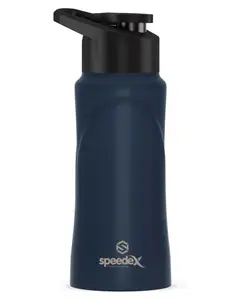 SPEEDEX Kiddo Stainless Steel Water Bottle For Men Woman And Kids (500ML, Dark Blue, Sipper)