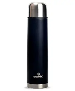 SPEEDEX Flasq Vacuum Insulated 24 Hrs Hot & Cold Thermosteel Water Bottle (500 ml, Black )