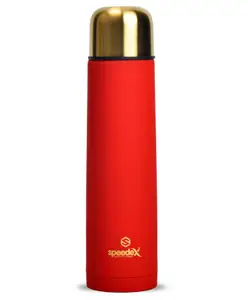 SPEEDEX Royal Gold Vacuum Insulated 24 Hrs Hot & Cold Thermosteel Water Bottle (500 ml, Red )