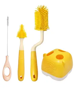 FunBlast Bottle Cleaning Brush Set - Yellow