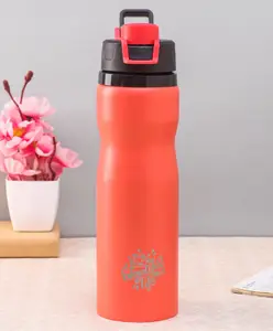 HOOM Aluminium Sipper Water Bottle pink - 710 ml