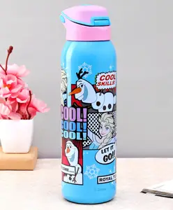 Disney Frozen Stainless Steel Vacuum Sipper Bottle - 600 ml