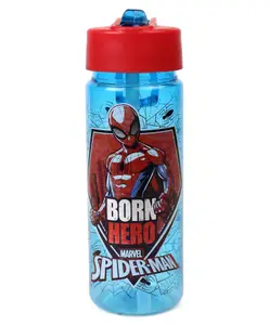 Marvel Spider-Man Flip Open Sipper Bottle Red Blue - 550 ml