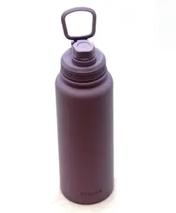 Rushabh Novelty Insulated , BPA Free, leakproof, hot and cold, bottle for school, college, office and travelling Water Bottle - 9290-Purple -1000ml